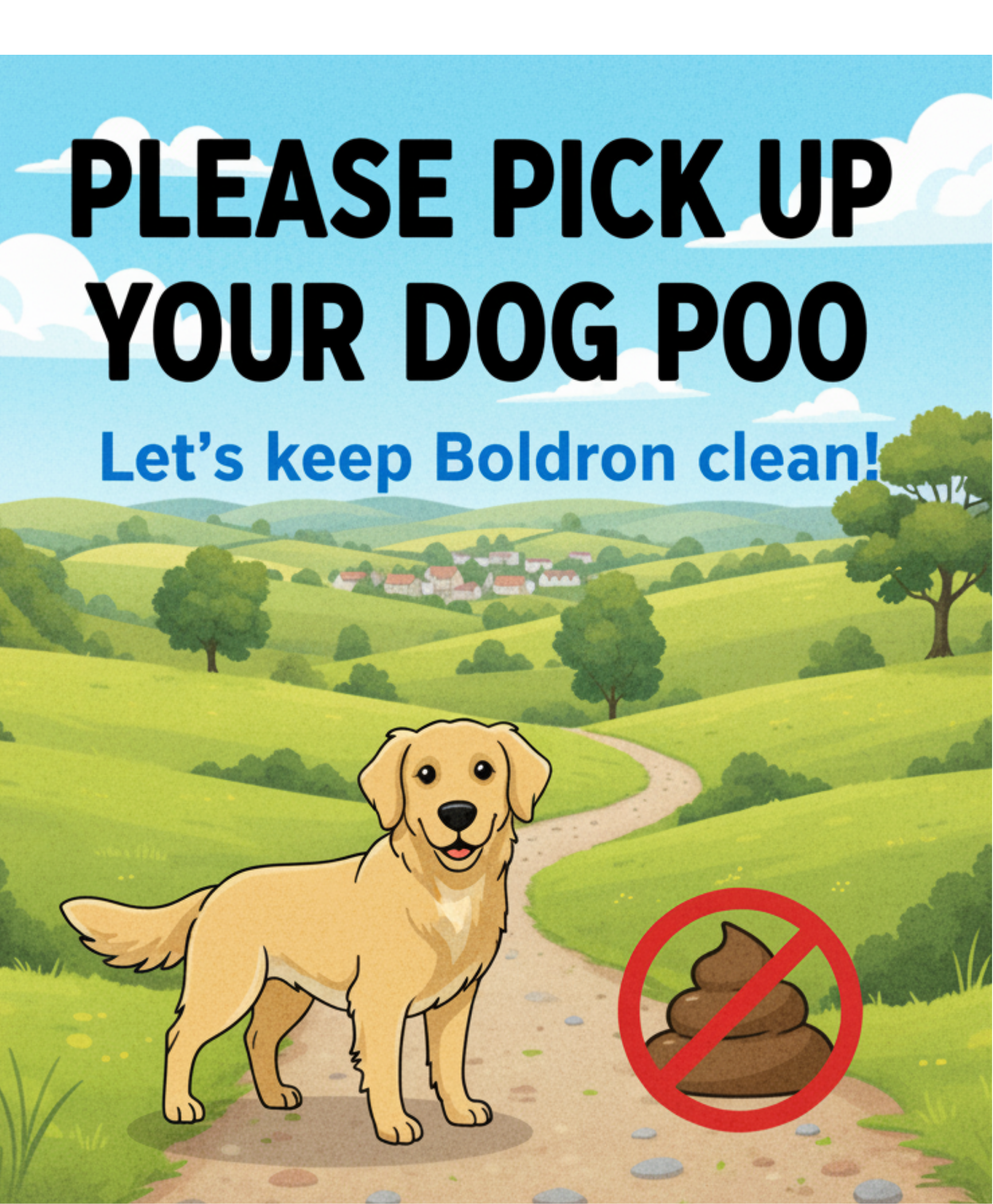 Please pick up after your dog